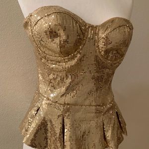 Brand new Bebe sequin beautiful top.